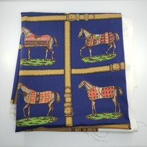 Vintage 5th Avenue Designs Horse Fabric Dupont Teflon Preshrunk 1984 - £78.35 GBP