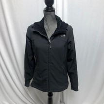 The North Face Jacket Womens Medium Black Full Zip Soft Shell Lined Coat - £30.78 GBP