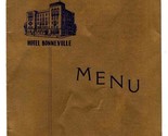 Hotel Bonneville Menu Idaho Falls Idaho 1930s - £117.16 GBP