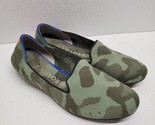 Rothy&#39;s The Loafer Women&#39;s Olive Green Camo Slip On Flats Shoes US Size 8.5 - $55.34