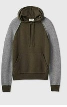 men&#39;s color block Regular Fit Hooded Sweater - Goodfellow &amp; Co Size Smal... - £7.79 GBP