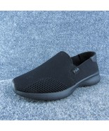 FILA Energized Women Slip-On Shoes Black Fabric Slip On Size 8 Medium - £19.46 GBP