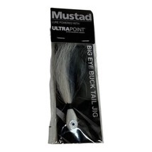 Premium Ultra Minnow Bucktail Jig 1.5oz White Striped Bass Blue Fish Mustad Hook - £6.09 GBP