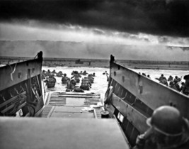 Painting WWII Into Jaws of Death D-Day Landing. Photo Repro. Giclee - £6.71 GBP+