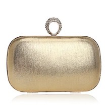 SEKUSA Finger Ring s Women Evening Bag Simple Chain  Handbags Mixed Crystal Wedd - £104.87 GBP