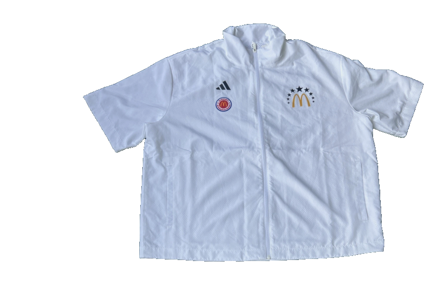 Adidas McDonalds Shirt Mens Small Black/white  Shooter Shooting All Amer... - $49.97