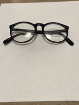 Vtg Blue Truman Style St. Moritz Plastic Frame RBG Potter Glasses  51-18... - €8,68 EUR