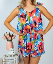 White Birch hawaiian hideaway romper in Multi - size 3X - $33.66