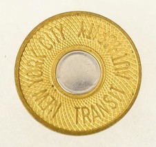 Vintage Metal Token NYC New York City Transit Authority One Fare Coin - £7.15 GBP