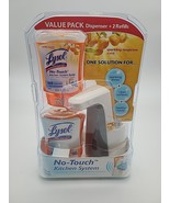 Lysol No Touch Kitchen SYSTEM DISPENSER Sparkling Tangerine 2 Soap Refil... - $1,373.36 MXN