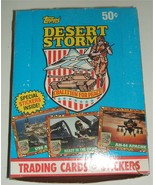Topp&#39;s Desert Storm Gulf War Trading cards in unsealed boxes 36 cards - $54.82 CAD