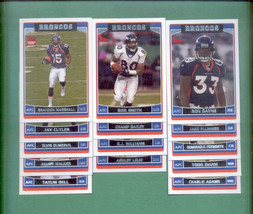 2006 Topps Denver Broncos Football Set - £2.98 GBP