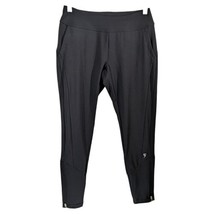 Black Yoga Pants Pockets Stretch Leggings Girls Large Black Youth High Five - £16.41 GBP