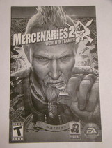 Playstation 2 - Mercenaries 2 - World In Flames (Replacement Manual) - £5.97 GBP