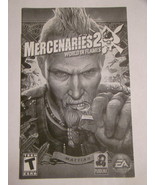 Playstation 2 - MERCENARIES 2 - WORLD IN FLAMES (Replacement Manual) - $10.96 CAD