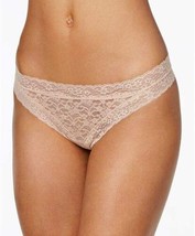 Jenni by Jennifer Moore Womens Intimate Cheeky Lace Trim Thong, Medium, ... - £10.29 GBP