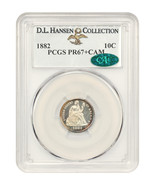 1882 10C PCGS/CAC PR67+CAM ex: D.L. Hansen - £5,157.81 GBP