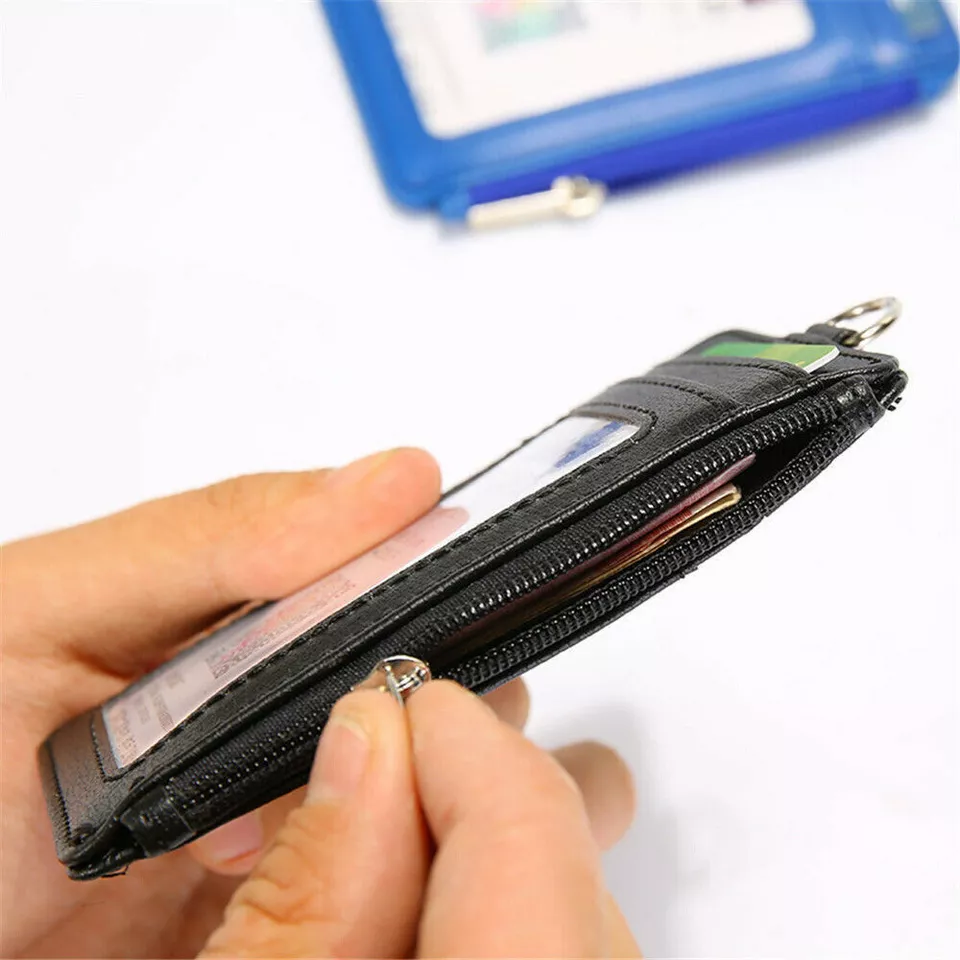 Wallet Work Office ID Card Credit Card Badge Holder Lanyard 3 Slots - £6.26 GBP