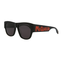Alexander McQueen AM0328S Black Grey Sunglasses - £140.58 GBP