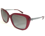 Coach Sunglasses HC8229 L1004 55031 Red Silver Square Frames with Gray L... - $84.23