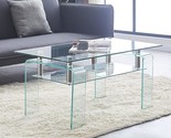 Clear Coffee Table For Living Room, Tempered Glass 2 - $299.99