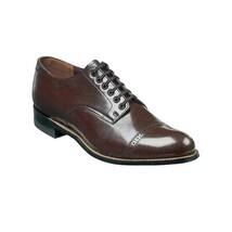 00012, Stacy Adams Leather Shoes Madison Lace Up Cap Toe All colors image 9