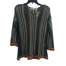 Soft Surroundings Open Knit Sweater Petite Small - £18.88 GBP