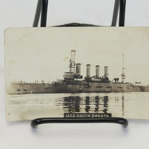 USS South Dakota Picture Postcard US Navy Armored Cruiser CA 9 WWI - $23.51