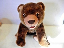 Kohls Eric Carle Plush Brown Bear 13&quot; Lgth Stuffed Animal Toy  - £5.42 GBP
