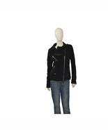Giorgio Brato Suede Distressed Leather Black Zipper front biker Jacket s... - €179,71 EUR