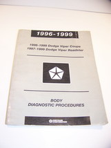 1996 - 1999 Dodge Viper Coupe 97 - 99 Roadster Body Diagnostic Procedures Manual - £17.55 GBP