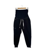 FIGS Maternity Jogger Pants Womens Medium Petite Black Zamora Scrub Tech... - $44.44 CAD