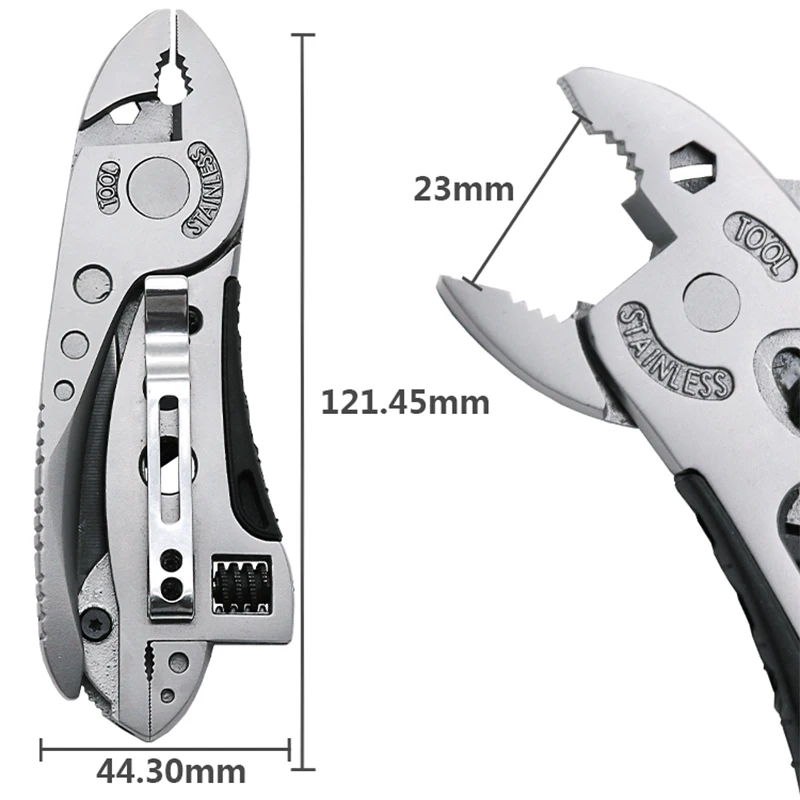 Multitool Pliers Pocket  Screwdriver Set Kit Adjustable Wrench Jaw Spanner Repai - £172.73 GBP