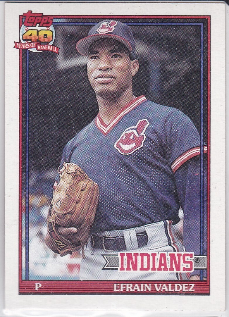 M) 1991 Topps Baseball Trading Card - Efrain Valdez #692 - $1.97 M) 1991 Topps Baseball Trading Card - Efrain Valdez #692 - $1.97