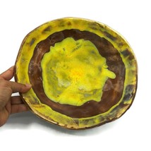 Decorative Fruit Bowl Centerpiece Handmade Ceramic Large Trinket Pottery... - £58.72 GBP