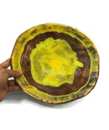 Decorative Fruit Bowl Centerpiece Handmade Ceramic Large Trinket Pottery... - £58.72 GBP