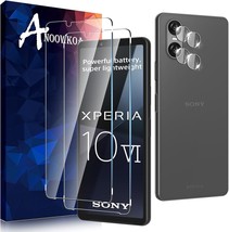 2 2 Pack For Xperia 10 VI 2024 6.1 Inch Screen Protector Tempered Glass Film wit - £15.59 GBP