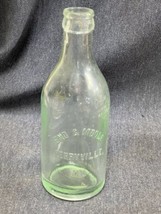 Antique Perryville Missouri Aqua/Green Soda Bottle Rare End &amp; Modde Earl... - $127.71