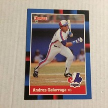 1987 Donruss Montreal Expos Andres Galarraga Trading Card #282 - £2.34 GBP