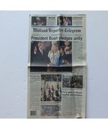 Midland Reporter Telegram January 21, 2001 President Bush Pledges Unity - $9.49