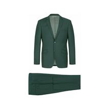 Men RENOIR suit Solid Two Button Business Formal Year Round Slim Fit 201-9 Green image 7