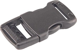 YKK 1&quot; Plastic Buckles BLACK heavy duty side release Marine Quality - $5.48+