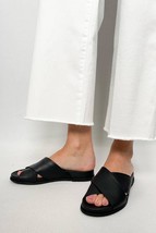 Eileen Fisher dibs nappa leather wedge sandal size 7.5 - $117.81