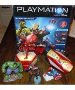 Disney Playmation Marvel Avengers Ironman Starter Pack Hulk Captain America - $1,235.25 MXN