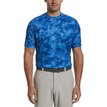 Pga Tour Men&#39;s Camo Print Performance T-Shirt - Nautical Blue/Asphalt-Me... - $17.99