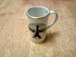 Vintage 1970s Kings Island Miniature Ceramic Tea Coffee Cup Mug Ohio Theme Park - £11.20 GBP