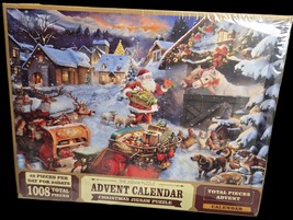 Christmas Celebration 1008 pieces Advent Calendar Puzzle - $243.38 MXN