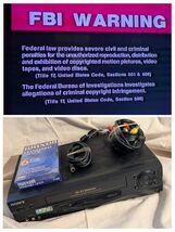 Sony Hi-Fi Stereo 4 Head VCR VHS Player Recorder Cords SLV-N55 Working - €50,87 EUR