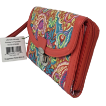 Vera Bradley PAISLEY IN PARADISE Quilted Boho Ultimate Wristlet Wallet N... - $25.00