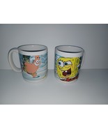 Spongebob Squarepants Snowball Fight Coffee Mug Lot of 2 Patrick Starr C... - £11.03 GBP